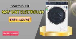 Review chi tiết máy giặt Electrolux EWF1142Q7WB