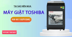 Tại sao nên mua máy giặt Toshiba AW-M1100PV(MK)