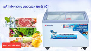 Review chi tiết tủ đông Alaska KC-210CI