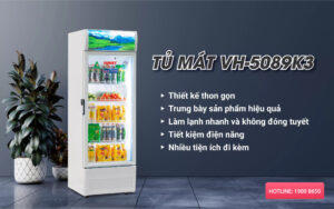 Ưu điểm của tủ mát Sanaky VH-5089K3