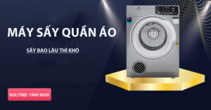 Máy sấy quần áo sấy bao lâu thì khô