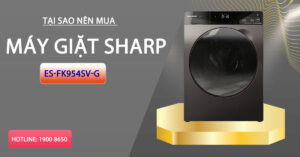 Vì sao nên mua máy giặt Sharp ES-FK954SV-G