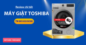 Review chi tiết Máy giặt Toshiba TW-BK105S3V(SK)