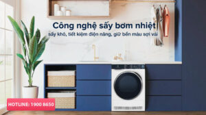 Top 3 máy sấy quần áo bơm nhiệt Electrolux 9 kg tốt nhất hiện nay