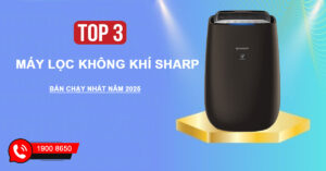 Top 3 máy lọc không khí Sharp bán chạy nhất năm 2025