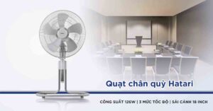 Cách vệ sinh Quạt chân quỳ Hatari