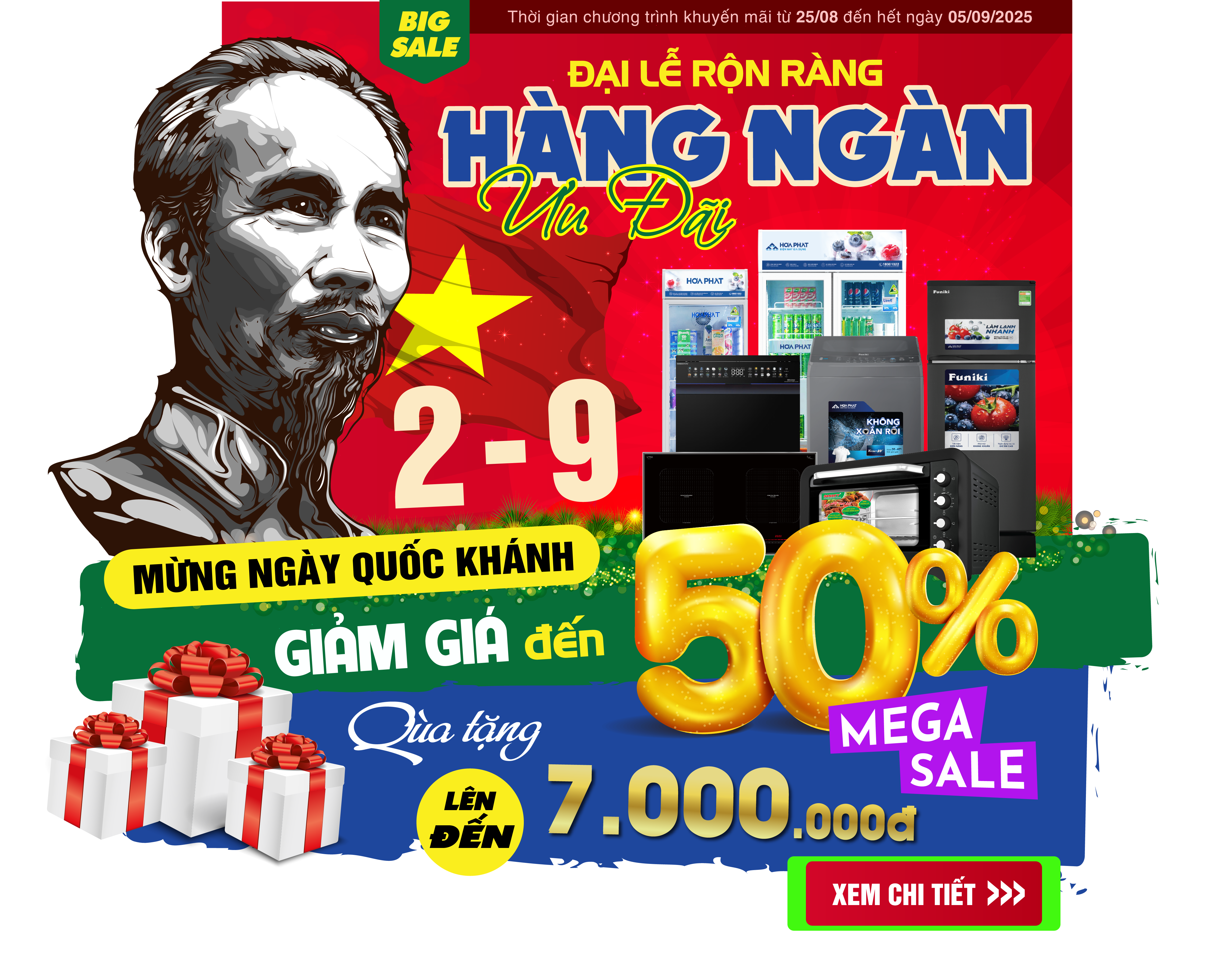 Khuyến Mại To - Giảm Giá Lớn tại Điện Máy Akira