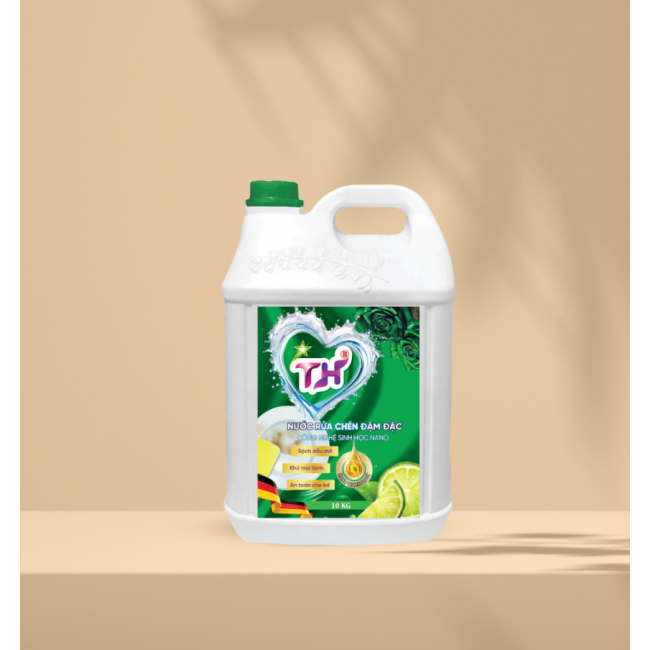 Nước Rửa Chén TH 10kg-Hương Chanh,Nắp Xanh