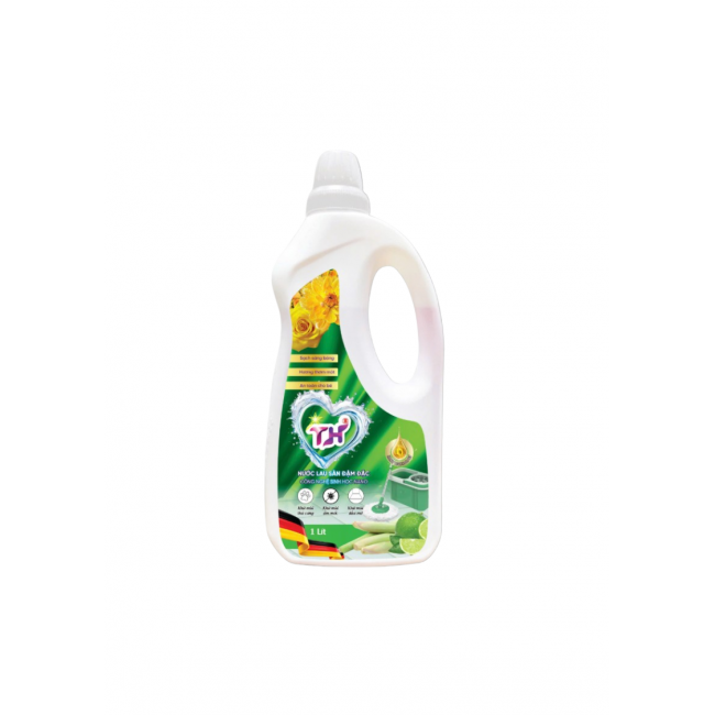 Nước lau sàn TH 1L-Hương Chanh Sả nắp trắng