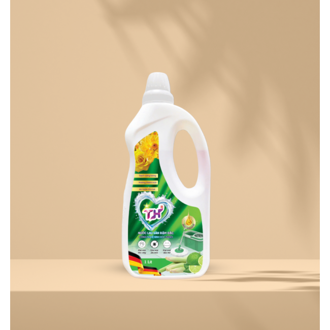 Nước lau sàn TH 1L-Hương Chanh Sả nắp trắng