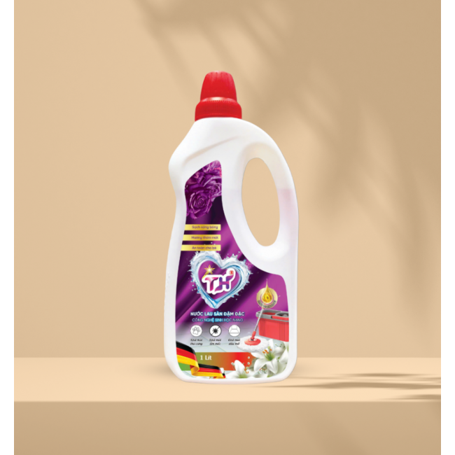 Nước Lau Sàn TH 1L-Hương Ly,Nắp Đỏ