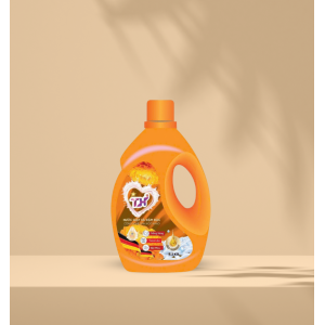 Nước giặt xả TH 3.2kg–Can Clok vàng, nắp vàng