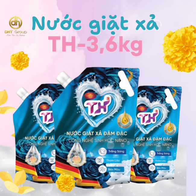 Túi nước giặt xả TH 3.6kg Xanh