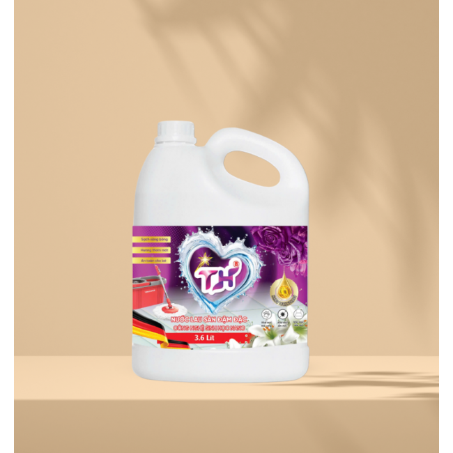 Nước lau sàn TH 3.6L-Hương Ly nắp trắng