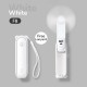 Quạt Cầm Tay Mini JISULIFE F8X tích hợp đèn pin, sạc dự phòng 4500mAh, pin 46 giờ, 3 cấp độ gió