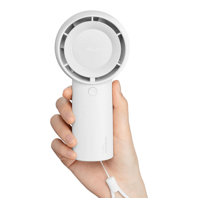 Quạt Mini Cầm Tay Jisulife FA43 pin 16 giờ, 5 cấp độ gió