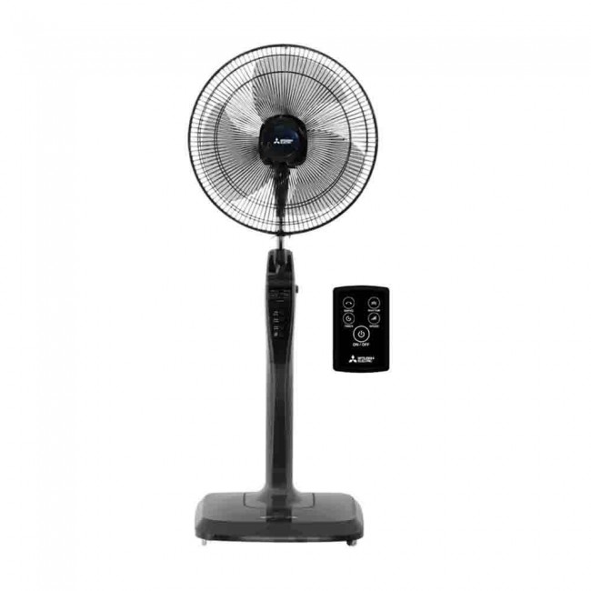 Quạt cây Mitsubishi LV16RB CY-GY-xám đậm- điều khiển- Thailand