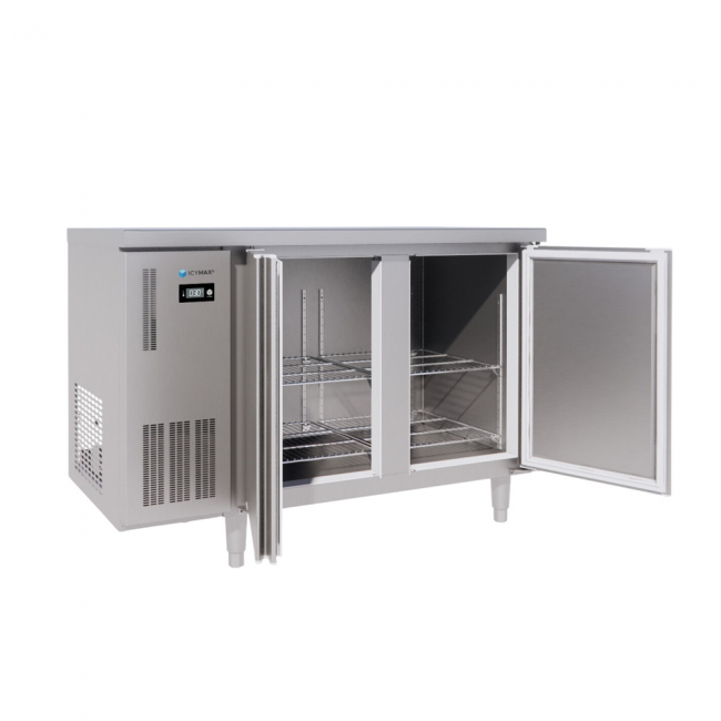 Tủ bàn đông Icymax 2 cánh inox 1200x600 ICF-2S126