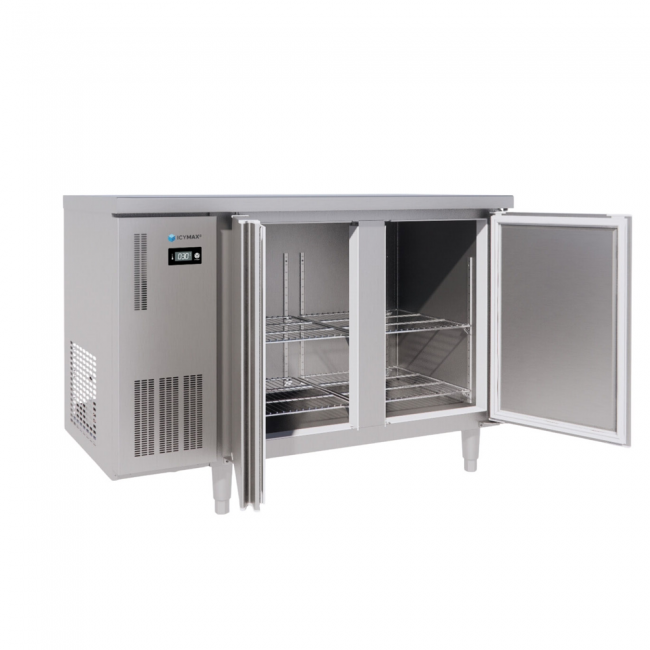 Tủ bàn đông Icymax 2 cánh inox 1200x750 ICF-2S127