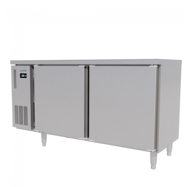 Tủ bàn đông Icymax 2 cánh inox 1500x750 ICF-2S157