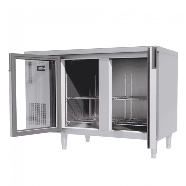 Tủ bàn mát Icymax 2 cánh kính 1200x600 ICR-2G126