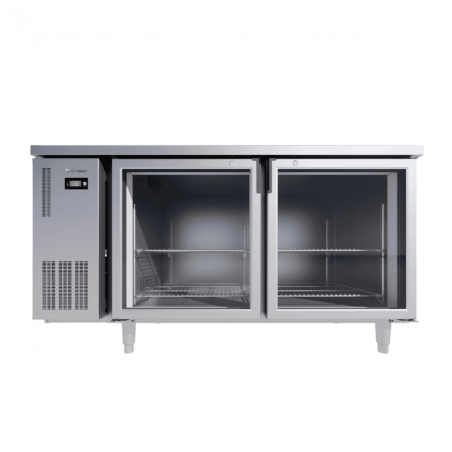 Tủ bàn mát Icymax 2 cánh kính 1500x600 ICR-2G156