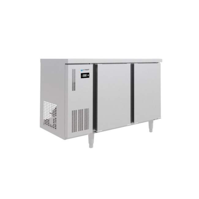 Tủ bàn mát Icymax 2 cánh inox 1200x600 ICR-2S126