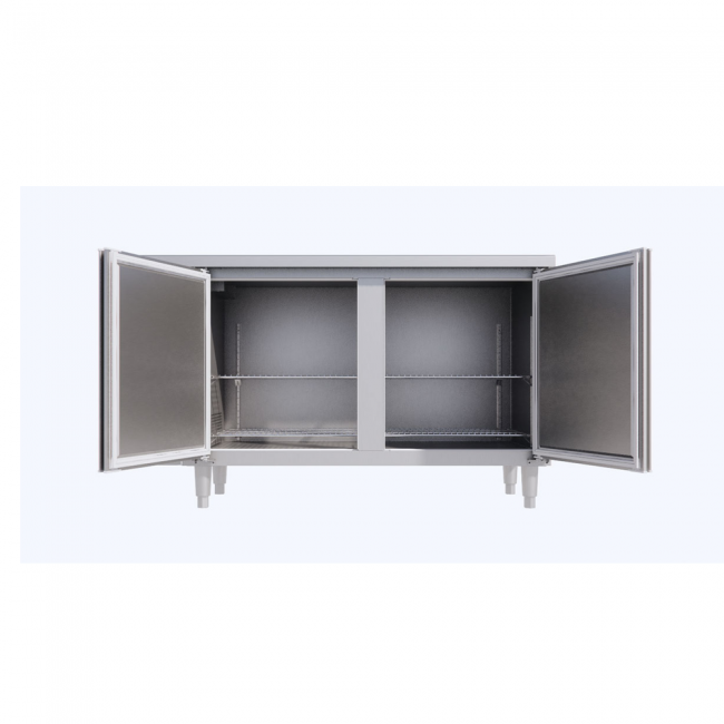 Tủ bàn mát Icymax 2 cánh inox 1500x600 ICR-2S156