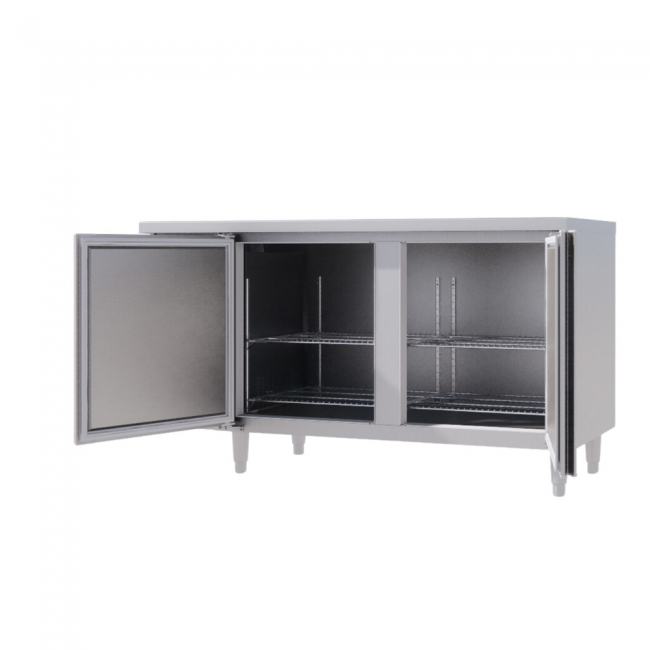 Tủ bàn mát Icymax 2 cánh inox 1500x750 ICR-2S157