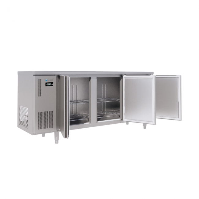 Tủ bàn mát Icymax 3 cánh inox 1800x600 ICR-3S186