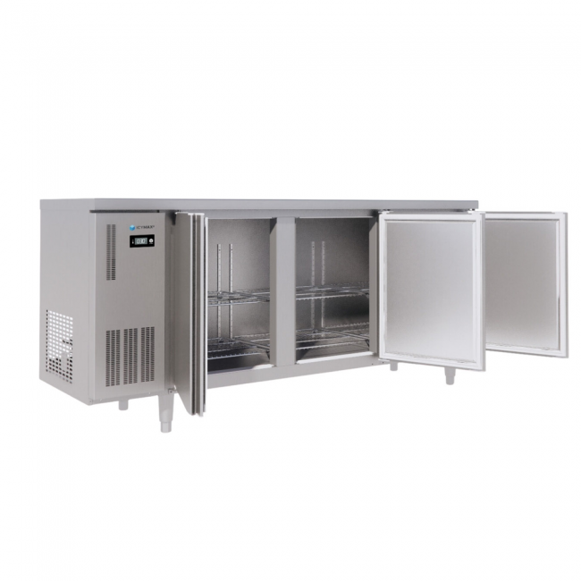 Tủ bàn mát Icymax 3 cánh inox 1800x750 ICR-3S187