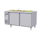 Tủ bàn salad Icymax 2 cánh inox 1200x750 ISR-2S127
