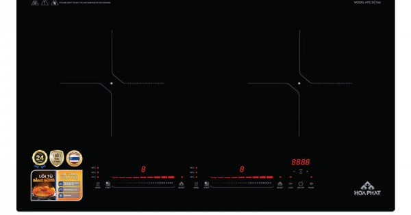 Bếp điện từ đôi Hòa Phát HPC D21A2