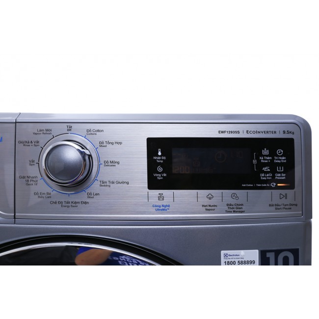 Máy giặt lồng ngang Electrolux EWF12935S 9.5kg Inverter