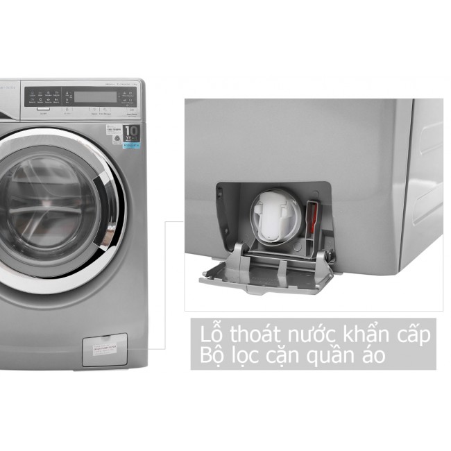 Máy giặt lồng ngang Electrolux EWF14113S 11kg Inverter