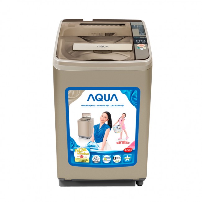 Máy giặt lồng nghiêng Aqua AQW-U800AT 8kg