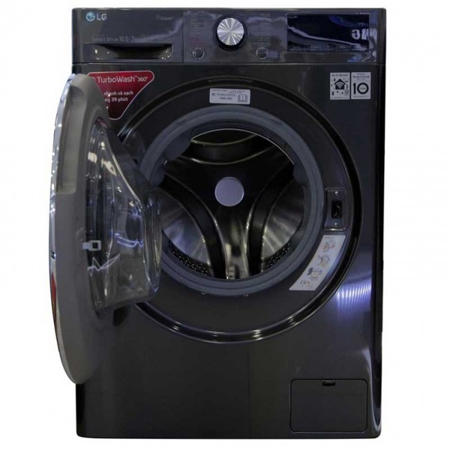 Máy giặt sấy lồng ngang LG FV1450H2B Inverter 10.5kg/7kg