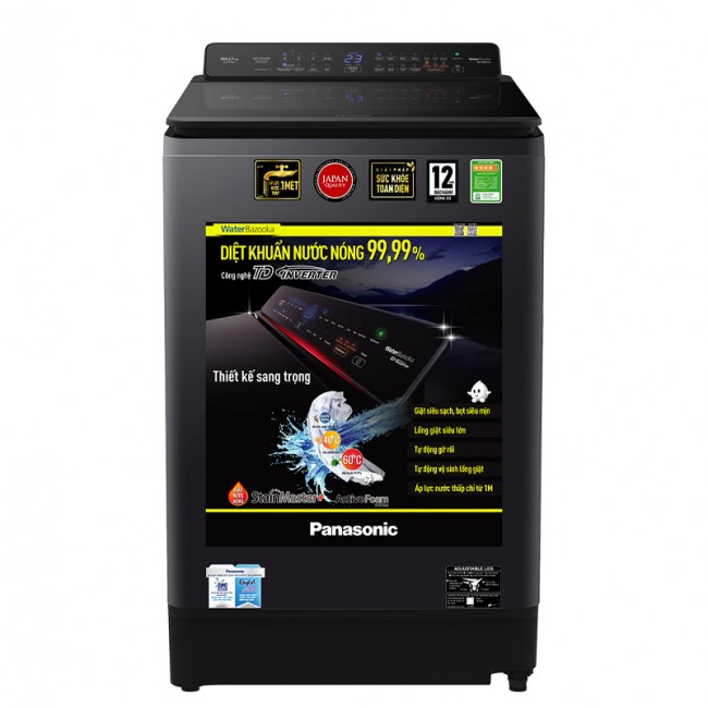 Máy giặt Panasonic Inverter NA-FD125V1BV 12.5 Kg 