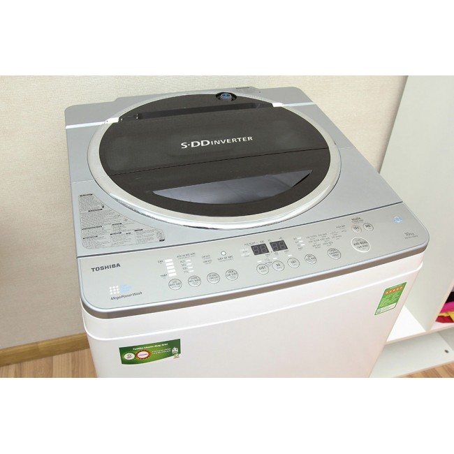 Máy giặt lồng đứng Toshiba DE1100GVWS 10kg Inverter
