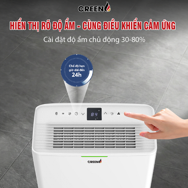Máy hút ẩm không khí Creen CR-DE30
