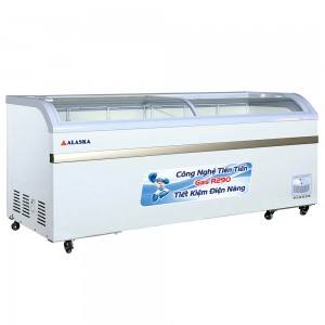 Tủ đông Alaska KC-550 mặt kính cong Tủ đông Alaska KC-550 mặt kính cong