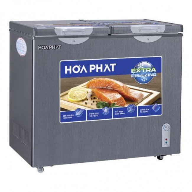  Tủ đông Hòa Phát 2 ngăn 2 cánh HPF BD6205G 205 lít