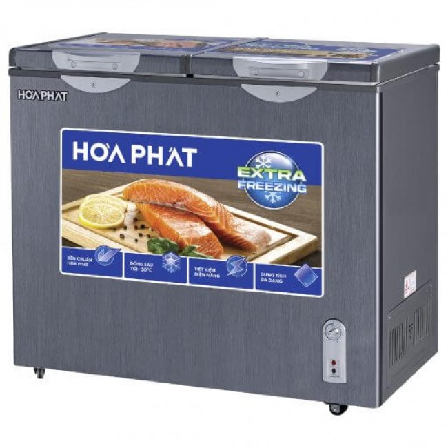  Tủ đông Hòa Phát 2 ngăn 2 cánh HPF BD6205G 205 lít