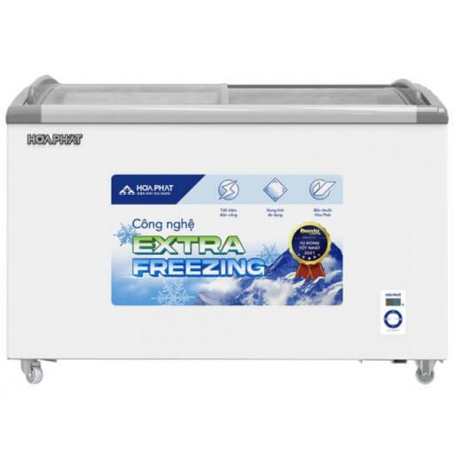 Tủ đông trưng bày Hòa Phát HSF AD6357.C1 mặt kính 357L