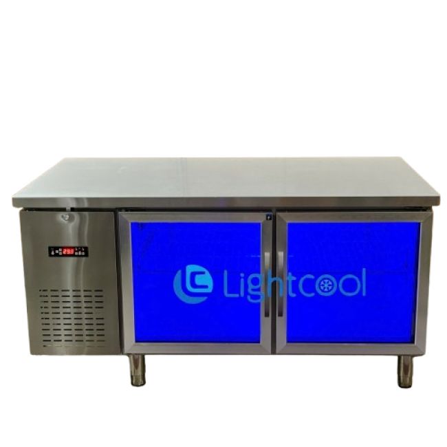 Bàn đông 1.8m quạt lạnh cửa kính BL-1500 Inox 201