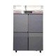 Tủ đông 4 cánh Inox quạt lạnh LS-1200F inox 201
