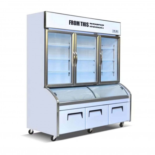 Tủ trên mát dưới đông 3 chế độ cao cấp 1.8m LS-1800F