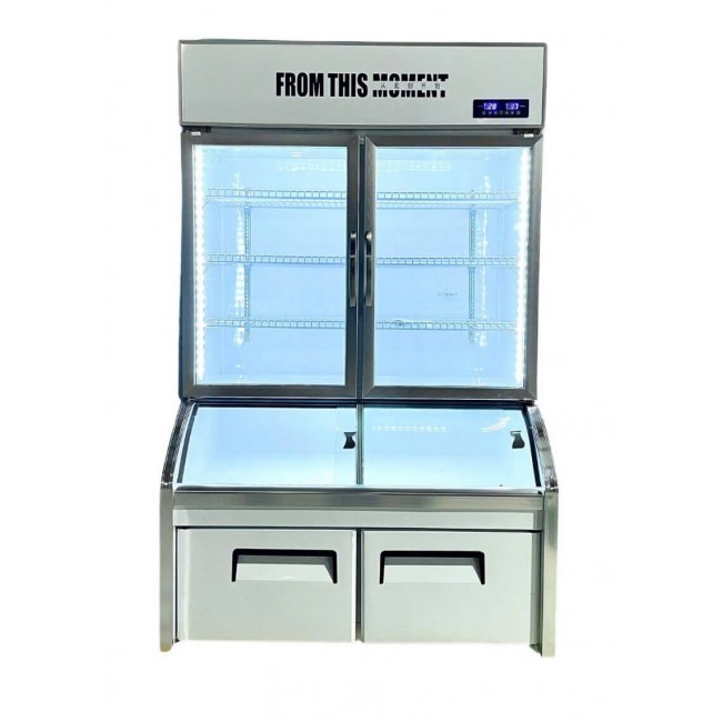 Tủ trên mát dưới đông 3 chế độ 1.2m LS-1800F