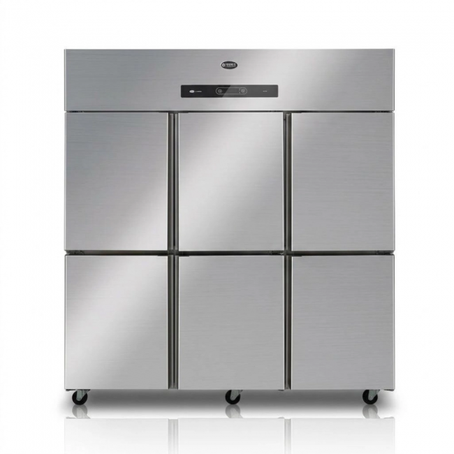  Tủ đông 6 cánh inox đông trực tiếp BCD-1800