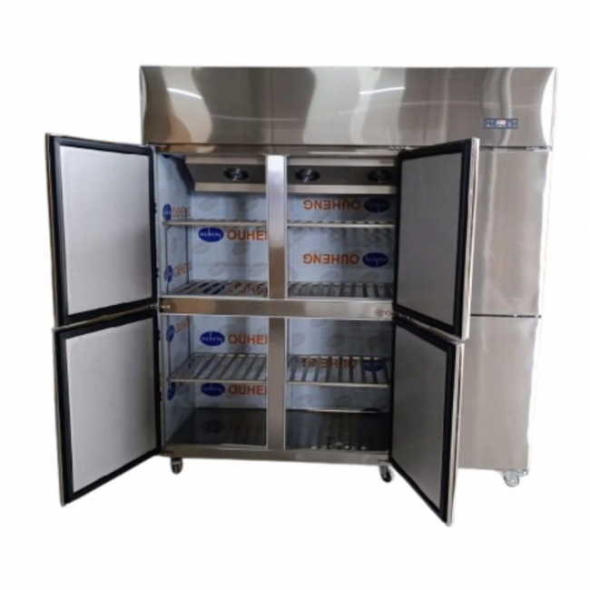 Tủ đông 6 cánh inox Quạt Gió BCD-1800F